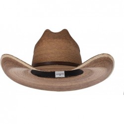 Cowboy Hats Western Cattleman Straw Cowboy Hat for Men - CQ12DVTY5VN $54.99