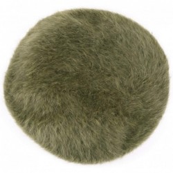 Berets Women's 100% Wool Bucket Hat Felt Cloche Beret Dress Winter Beanie Hats - Angora-green - C618X86Y4GU $18.92